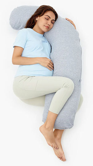 Momcozy Pregnancy & Breastfeeding Pillow Grey