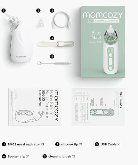Momcozy Електрически назален аспиратор