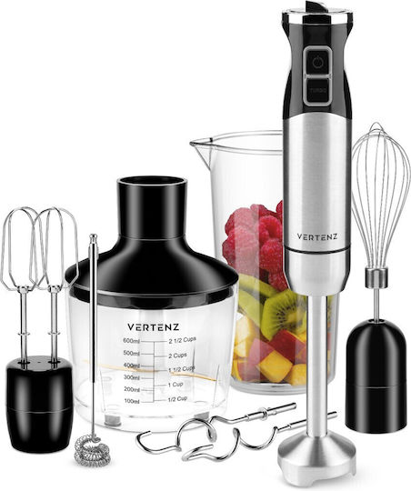 Vertenz Titan 50 Handmixer mit Inox-Stab 1400W Silber