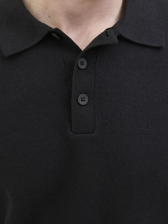 Polo Long Sleeve Blouse Black