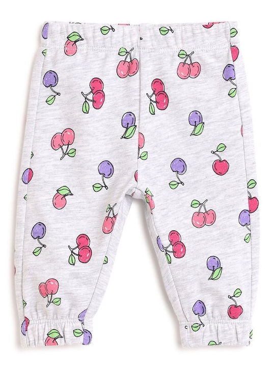 Kinder Trainingshose Grey With Cherry 1Stück