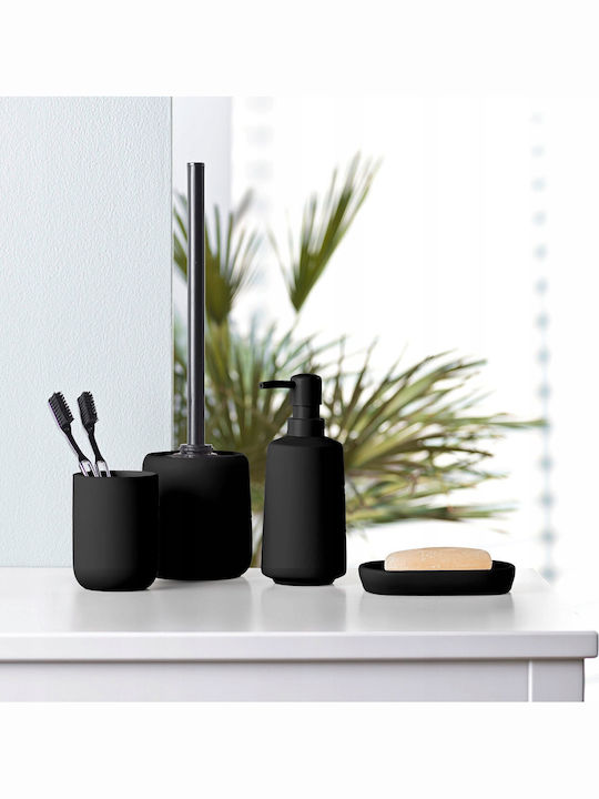 Douceur d'Intérieur Ceramic Toilet Brush Black