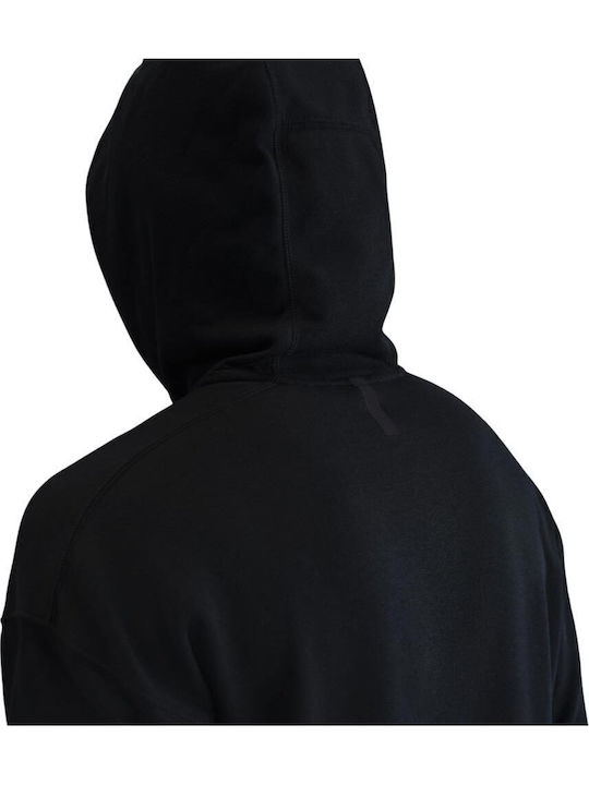 Pro Dri-Fit Φούτερ με Κουκούλα Μαύρο