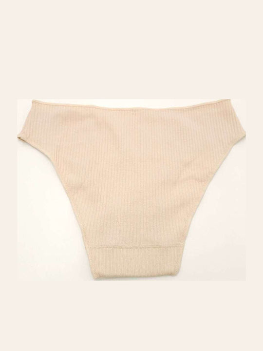 Damen Slip Beige