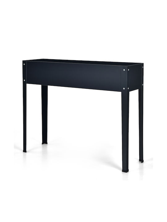 Costway Planter Box Metal Grey Shade Costway Planter Box Metal Grey Shade