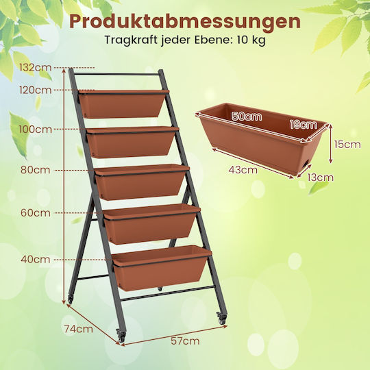 Costway Pot Plastic