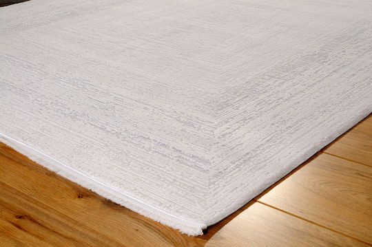 Tzikas Carpets 72484 Teppich Rechteckig Synthetisch,Polyester/Cotton/Leather White