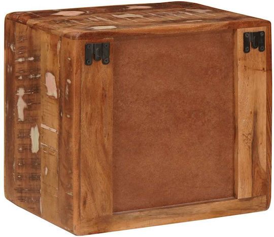 Κομοδίνο από Μασίφ Ξύλο Πολύχρωμο 40x30x36cm
