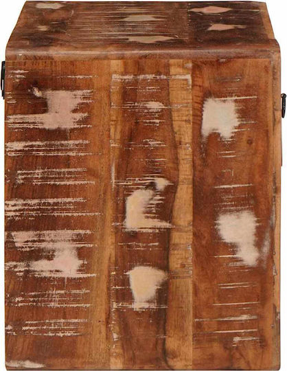 Κομοδίνο από Μασίφ Ξύλο Πολύχρωμο 40x30x36cm