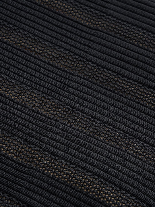 Midi Abendkleid Schwarz