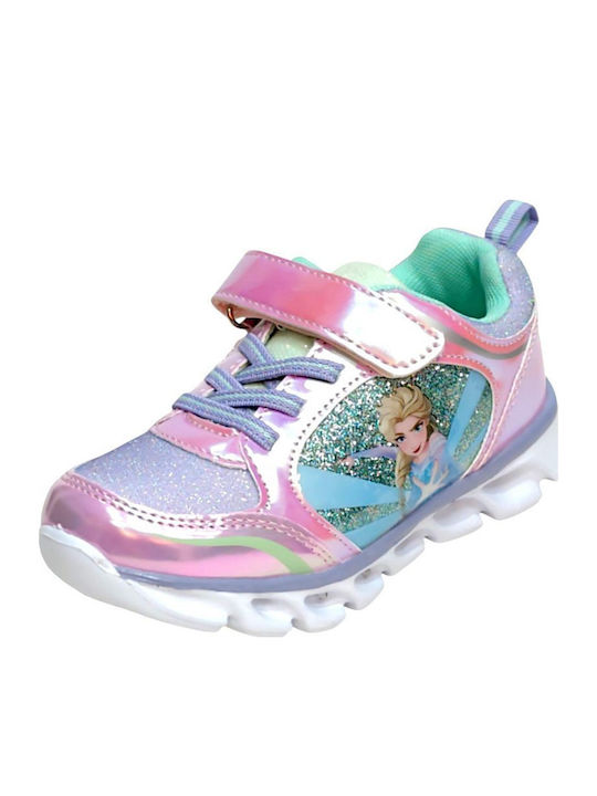 Παιδικά Sneakers με Σκρατς Λιλά