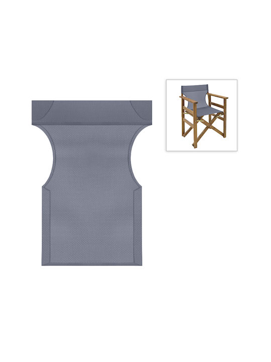 Megapap Waterproof Director Chair Cover Anthracite 46x80cm