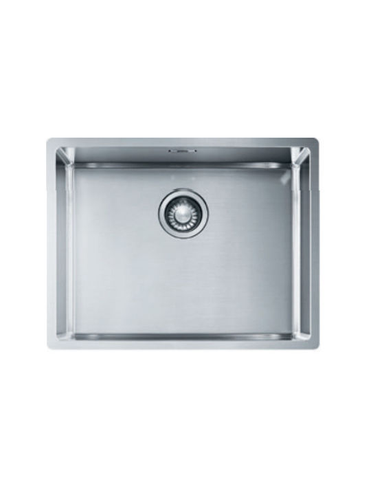 Franke Square BXX 210-54 3040100304 Sub masă Chiuvetă Inox Satinat L58xW45cm Argintiu