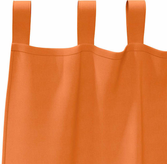 vidaXL Комплект Завеси с Презрамки Оранжеви 140x245см