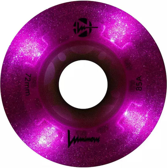 Luminous Led Wheels 80mm/85a Glitter Pink