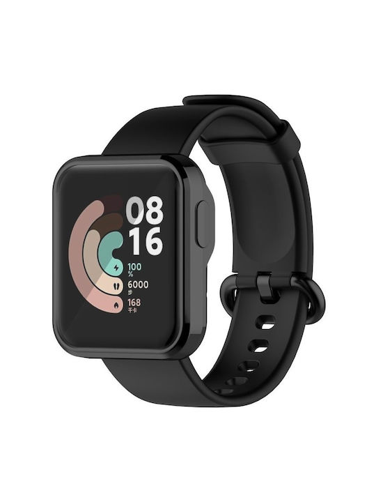 Silikonhülle in Schwarz Farbe für Xiaomi Mi Watch Lite