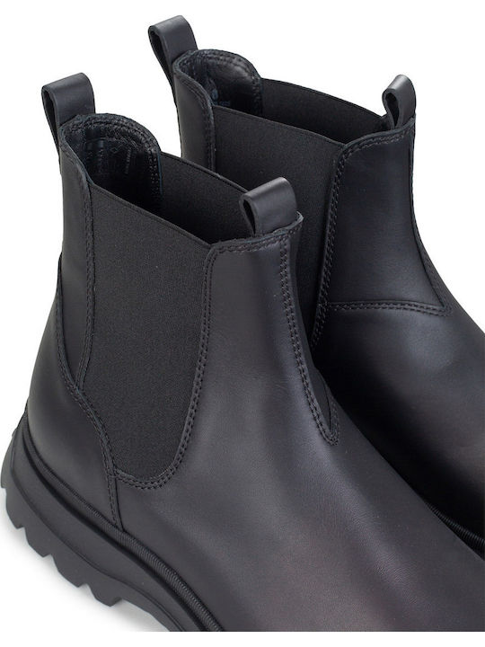 Leather Black Chelsea Boots