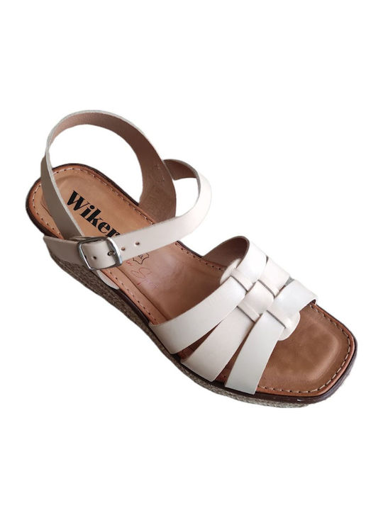 Women's Leather Platform Shoes Pink