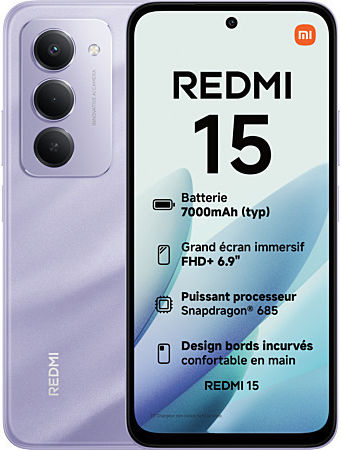 Xiaomi Redmi 15 4G Dual SIM (8GB/256GB) Sandy Purple | Skroutz.mt