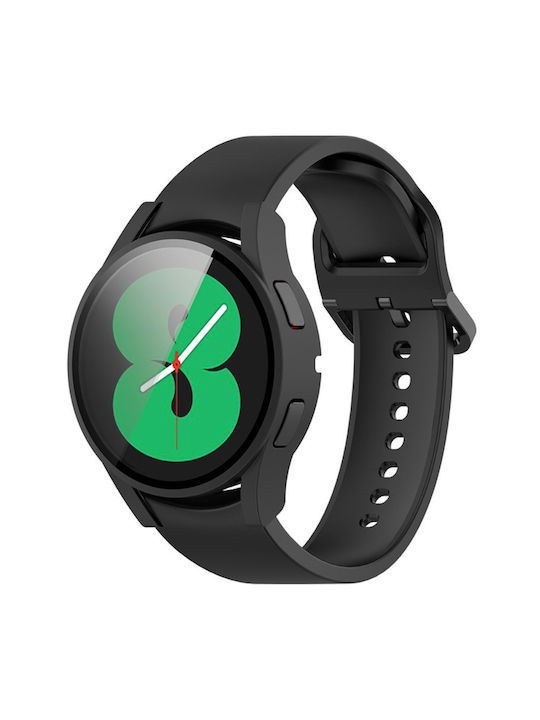Пластмасов Калъф в Черен цвят за Samsung Galaxy Watch 4 44mm