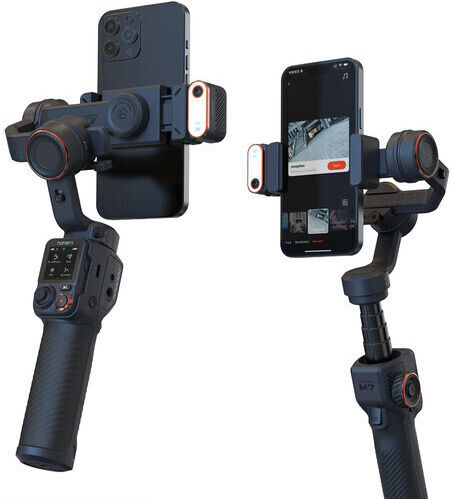 Hohem iSteady M7 Phone Gimbal with 3 Axis Stabilization and 12 Operating Hours Black