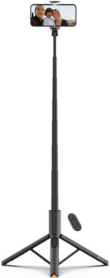 Tech-Protect L09s Selfie Stick Cell Phone Tripod Bluetooth Black