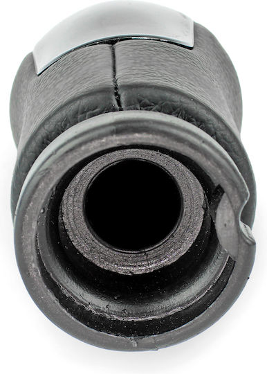 Black Leather Gear Shift Knob Suitable Ford Fiesta Mk5 Connect Fusion