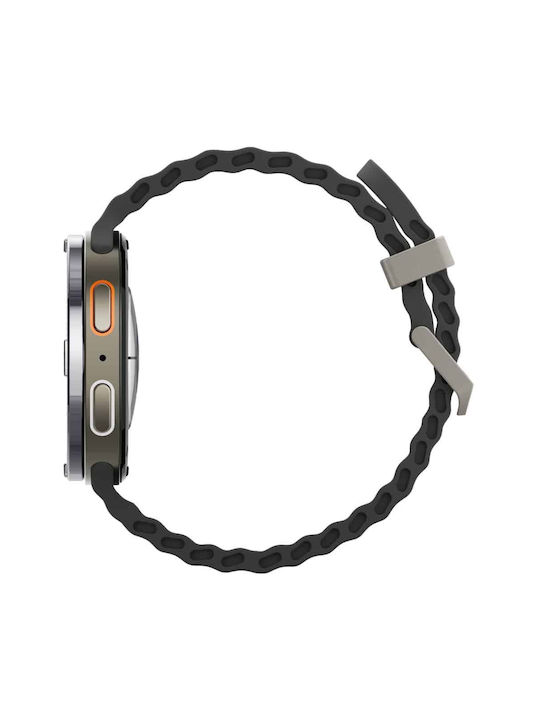 Spigen Bezel Protector in Silver color for Samsung Galaxy Watch 8 44mm