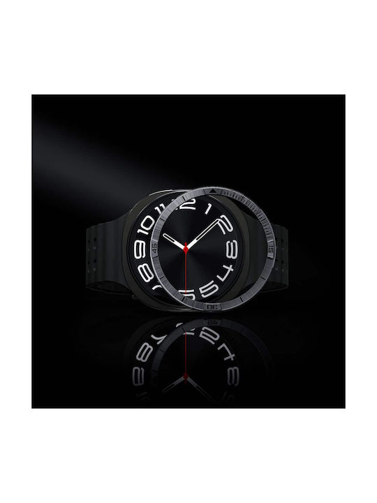 Spigen Bezel Protector in Silver color for Samsung Galaxy Watch 8 44mm