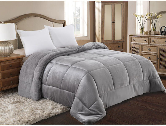 Adam Home Κουβερτοπάπλωμα Υπέρδιπλο 240x260εκ. 805 Grey (805) 740 GSM