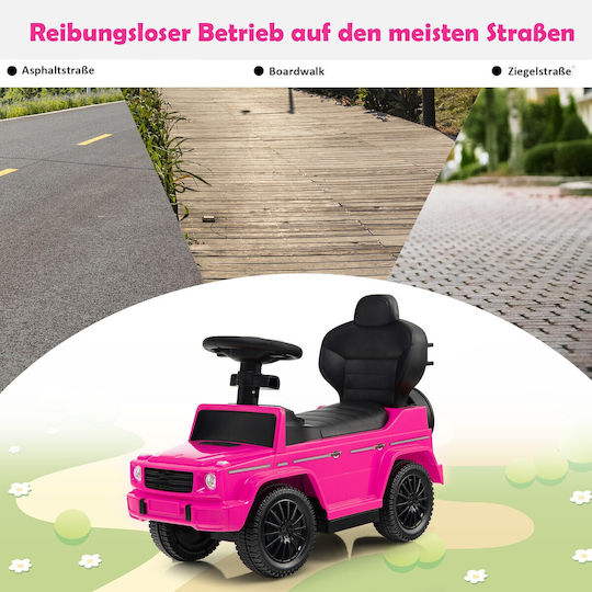 Costway Baby Walker Car Ride On with Sounds TQ10076PI Pink
