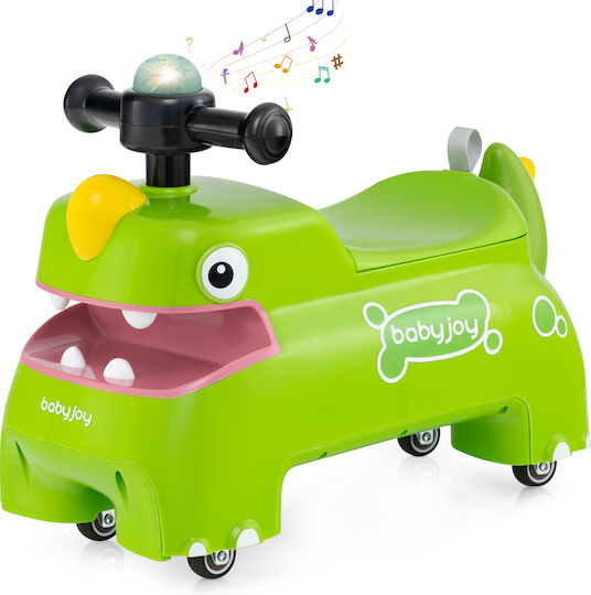 Costway Baby Walker Car Ride On for 18++ Months with Sounds TQ10398GN Green