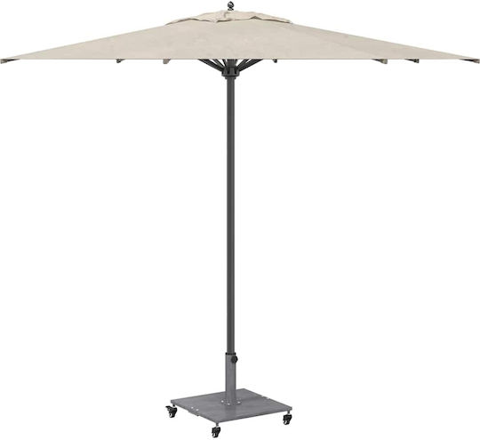 vidaXL Klappbarer Schirmständer Metallisch Braun 45x45x31,5cm