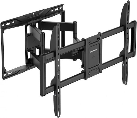 Serioux Adjustable TV Stand 37-90" 75kg Fit Screen Size 37"-90" VESA Compatible 200x100 600x400 Weight Capacity 75kg Profile 70