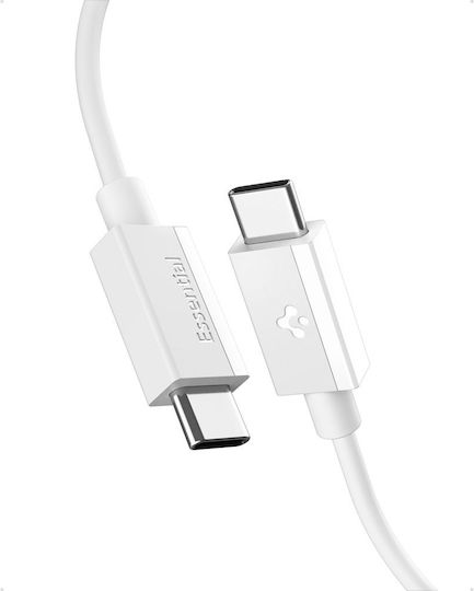 Spigen USB 2.0 Cable USB-C Male - USB-C 60W PD White 2m ACA08719