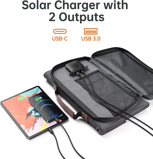 Choetech SC006 Αναδιπλούμενο Ηλιακό Panel Φορτιστής 36W με USB Output (Φορητών Συσκευών) (SC006)