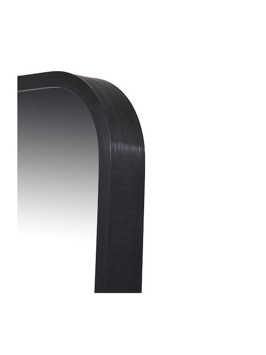 Fylliana Floor Mirror with Black Aluminum Frame 150x39cm
