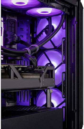 Actina Гейминг Настолен Компютър Ryzen 7-7800X3D 32GB DDR5 2TB SSD Radeon RX 9070 XT Без Операционна Система