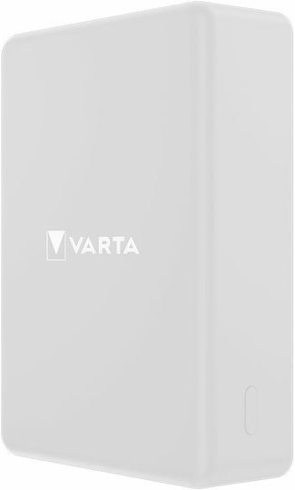 Varta Mag Pro MagSafe Power Bank 10000mAh 20W με 2 Θύρες USB-C Power Delivery Λευκό