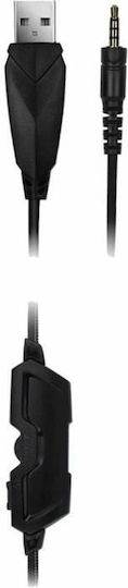 Yenkee YHP 3006 Over Ear Gaming Headset με σύνδεση 3.5mm / USB
