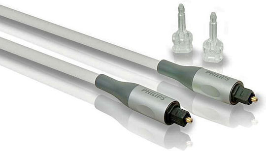 Philips Optical Audio Cable TOS male - TOS male Μαύρο 1.5m (SWA3302S/10)