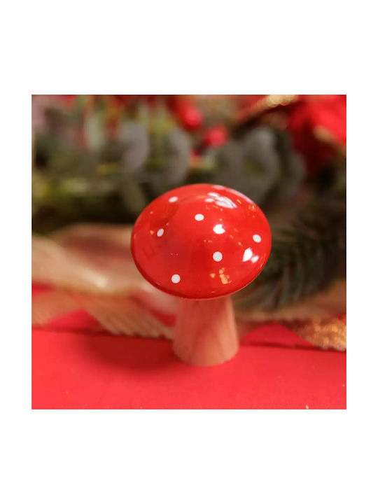 Beauty Home Διακοσμητικό Μανιτάρι από Ξύλο 5.5x5.5x6cm