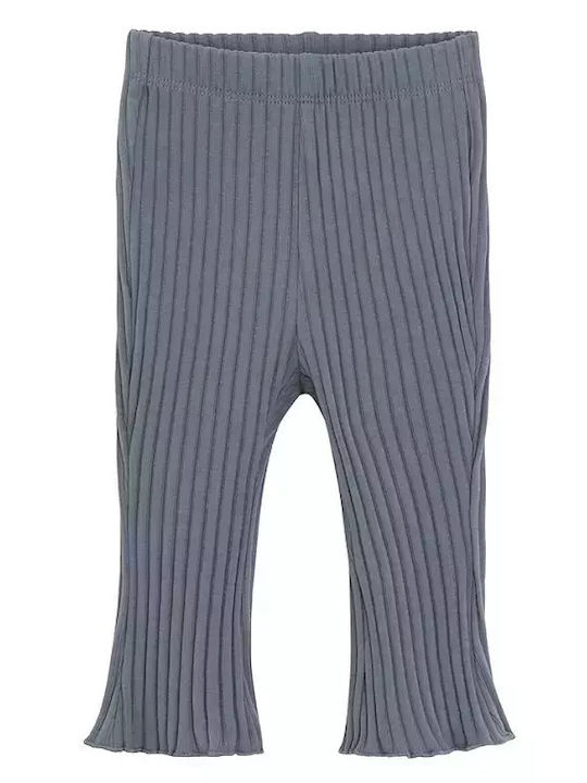 Kids Leggings Set Long Gray and White