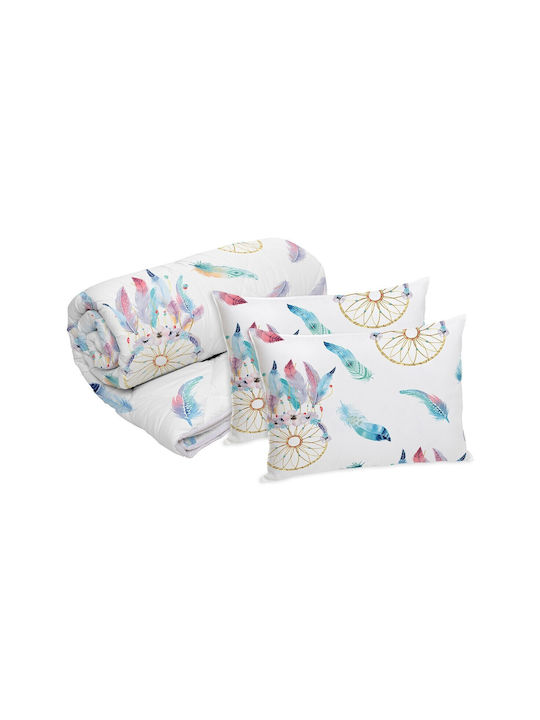 Alcam Duvet Set Semi-double 180x200cm Dream Catcher Multicolour 3pcs