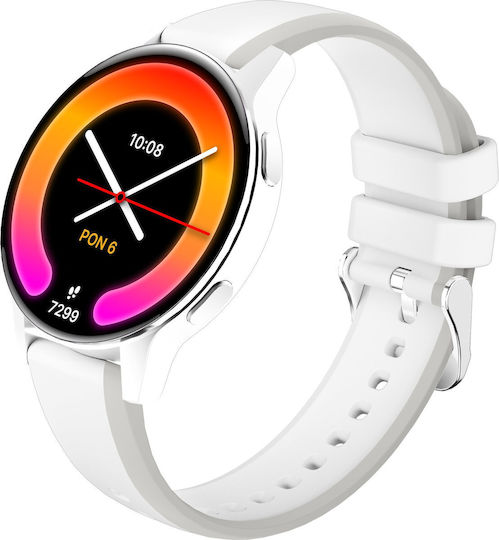 Forever iGo Watch 4! JW-600 46mm με Παλμογράφο (Λευκό - Large)