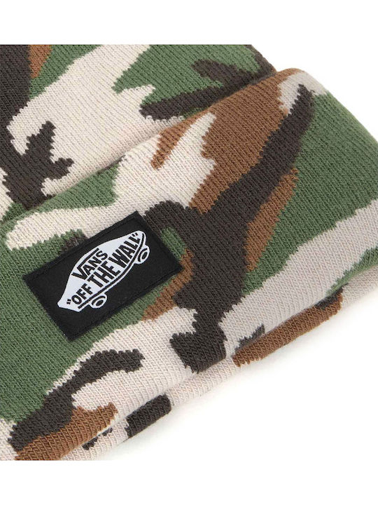 Tall Cuff Beanie Ανδρικός Σκούφος Πλεκτός σε Πράσινο χρώμα