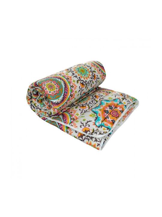 Alcam Пухено Двойно 200x220бр Kantha Многоцветен 250 г/м²Gsm