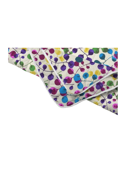 Alcam Polka Κουβερλί Διπλό Microfiber 210x240cm