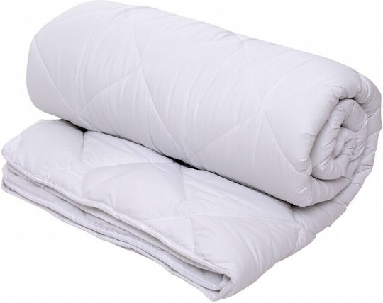 Alcam Cuvertură Extra-dublu Microfibra Alb 220x200cm
