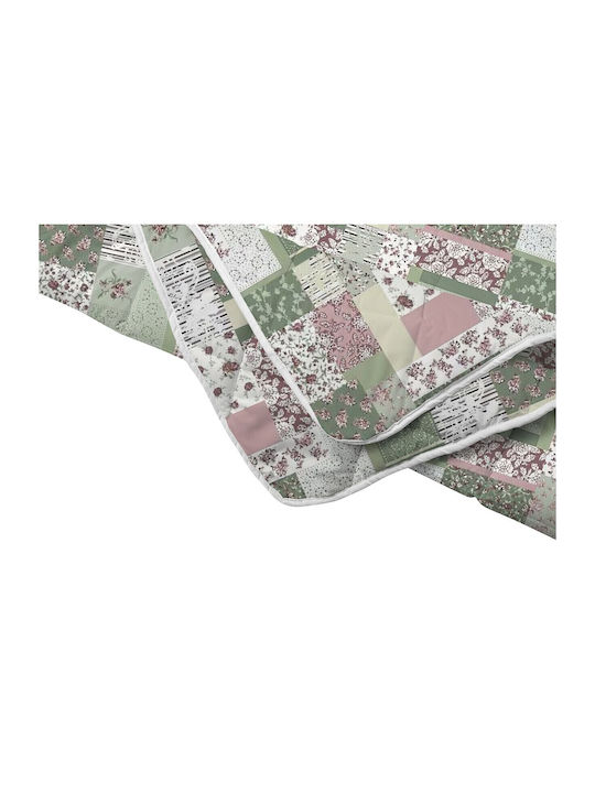 Alcam Garden Tagesdecke Doppelbett Mikrofaser Grün 210x240cm